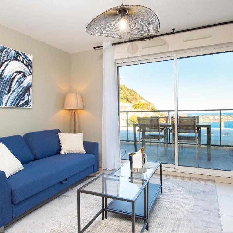 Luxueux appartement - Vue mer - Parking privé - BP - One-Bedroom Apartment - 7