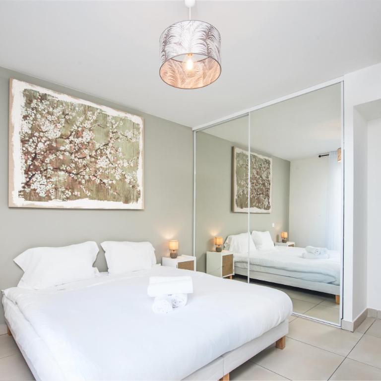Luxueux appartement - Vue mer - Parking privé - BP - One-Bedroom Apartment - 17