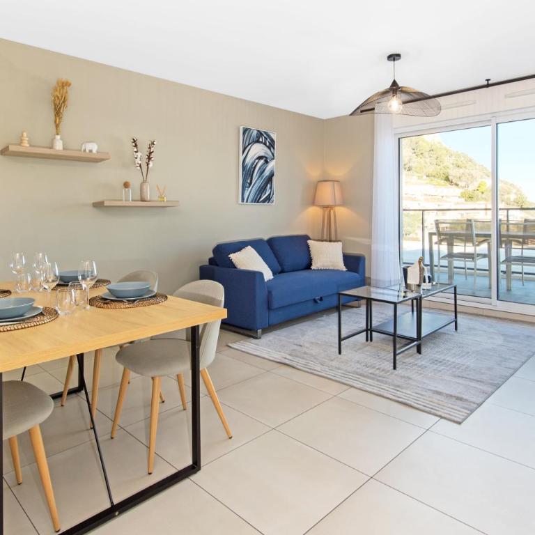 Luxueux appartement - Vue mer - Parking privé - BP - One-Bedroom Apartment - 6