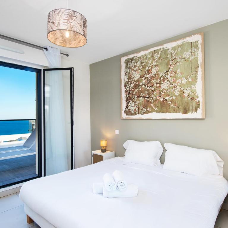 Luxueux appartement - Vue mer - Parking privé - BP - One-Bedroom Apartment - 3