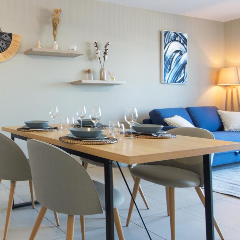 Luxueux appartement - Vue mer - Parking privé - BP - One-Bedroom Apartment - 13