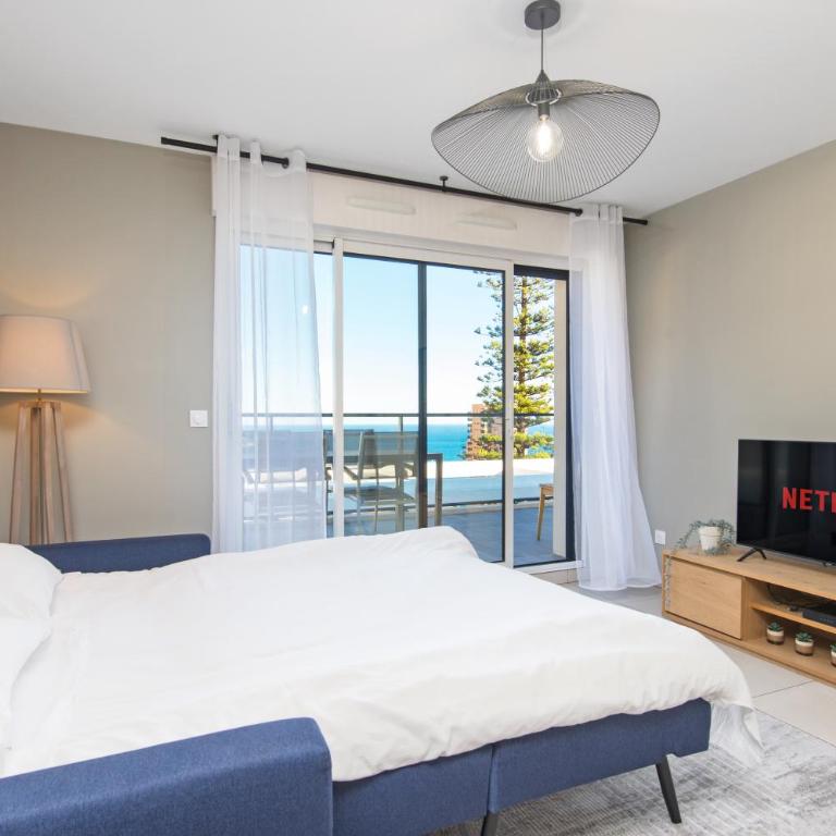 Luxueux appartement - Vue mer - Parking privé - BP - One-Bedroom Apartment - 9
