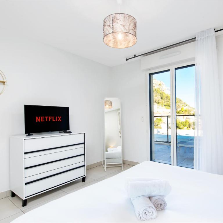 Luxueux appartement - Vue mer - Parking privé - BP - One-Bedroom Apartment - 19