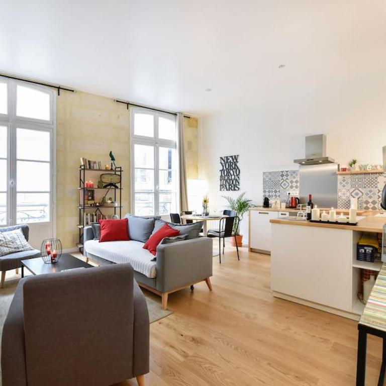 Grand 2 pièces entre vieux Bordeaux et quais ! - One-Bedroom Apartment - 1