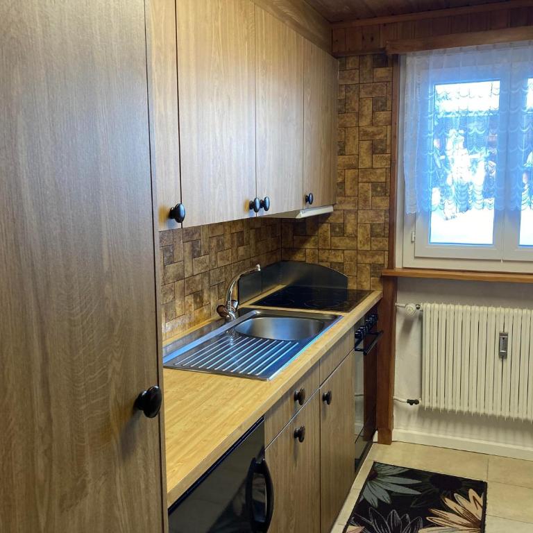Chalet Sunnuterrasse - Apartment mit Dusche - 12