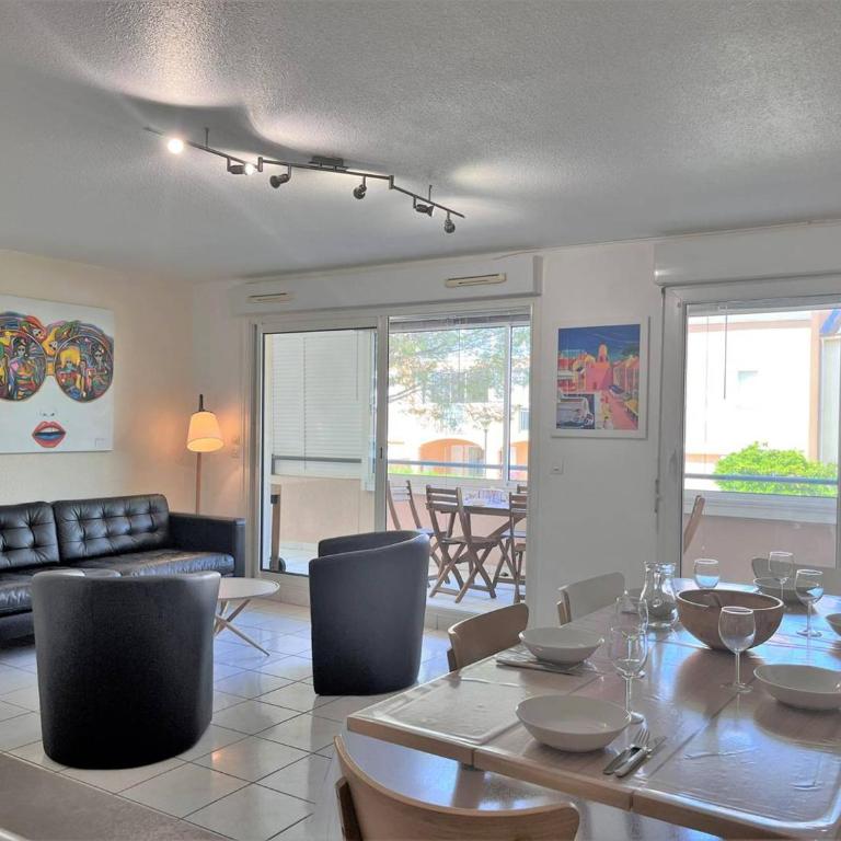 Appartement climatisé avec piscine, terrasse et parking - 6 couchages, près de la plage - FR-1-251-451 - Appartement - 12