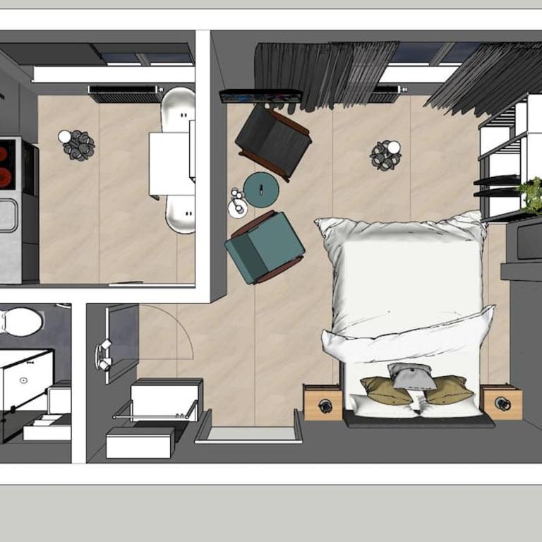 City Apartment Rudolf 26m2 - One-Bedroom Apartment - 1