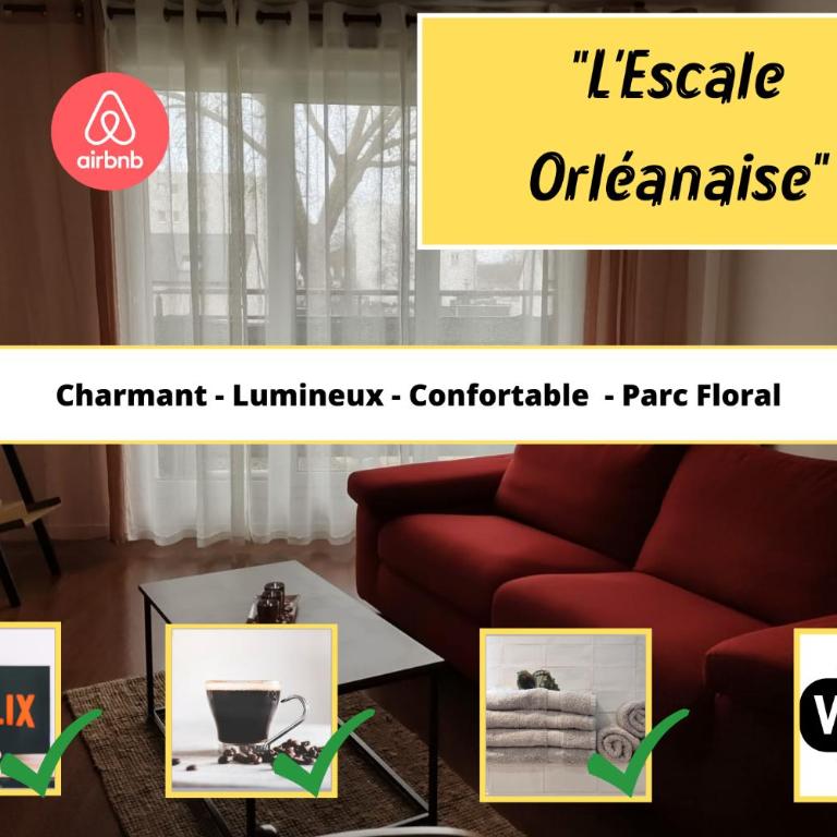 L'Escale Orléanaise - Apartment mit 2 Schlafzimmern - 1