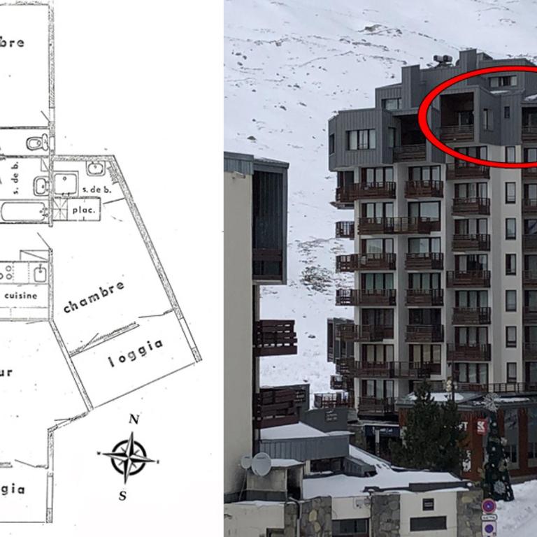 3 pièces skis aux pieds avec parking, Wifi inclus, Val Claret - FR-1-449-169 - Appartement (8 Adultes) - 13
