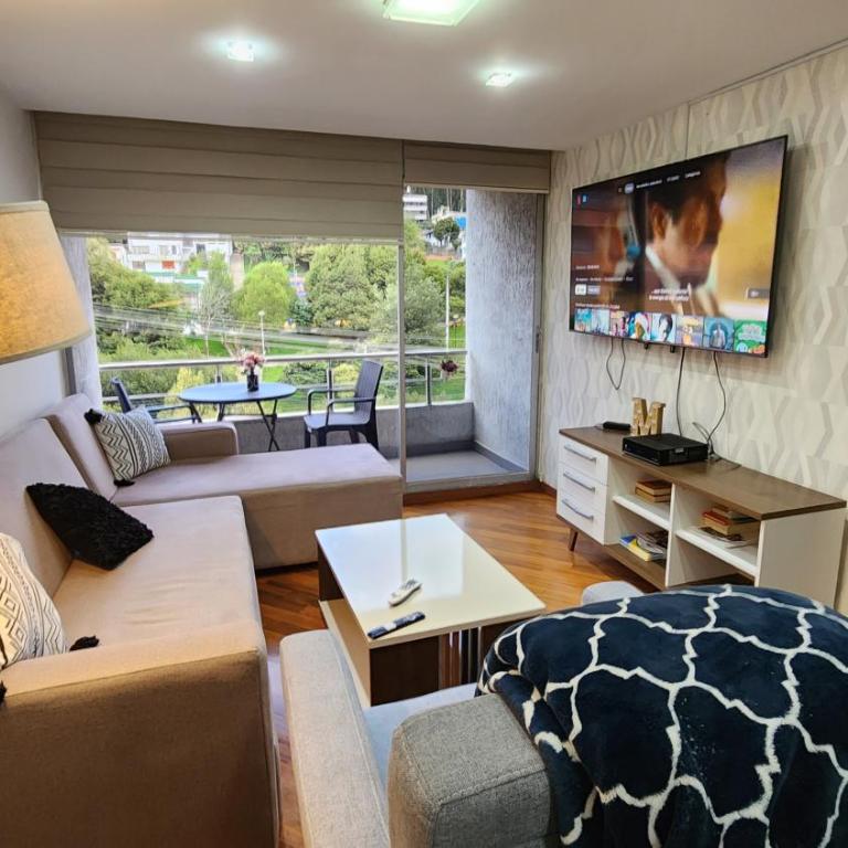 Excelente Vista panoramica,piscina,sauna,seguridad 24h,acojedor,confortable,Excellent panoramic view, swimming pool, private security 24h comfortable and cozy - Apartamento de 2 dormitorios - 6