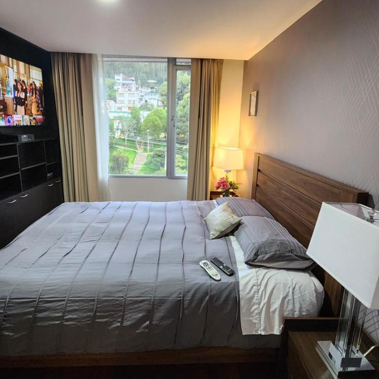 Excelente Vista panoramica,piscina,sauna,seguridad 24h,acojedor,confortable,Excellent panoramic view, swimming pool, private security 24h comfortable and cozy - Apartamento de 2 dormitorios - 5