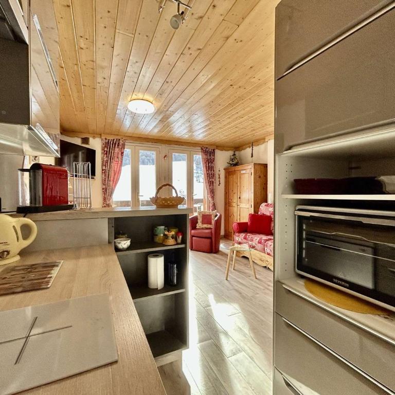 Studio rénové, 4 couchages, proche pistes et commerces - Appartement 1 Chambre - 11