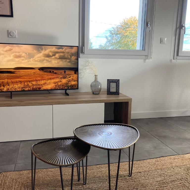 Les Mirandelles - vue/accès lac - Apartment mit 1 Schlafzimmer - 12