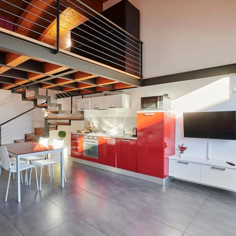 [Airport 8 min]Loft-Free Parking - Appartamento con 1 Camera da Letto - 16