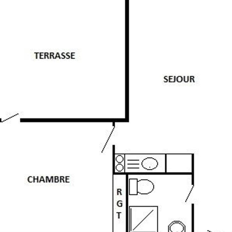 T2 à 50m de la plage, Parking privé, 4 pers - FR-1-81-117 - Apartamento (4 adultos) - 13