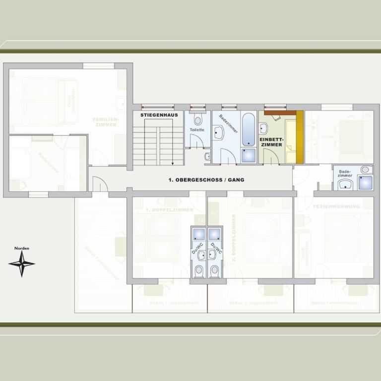 Ferienhaus Berger - Einzelzimmer - 1