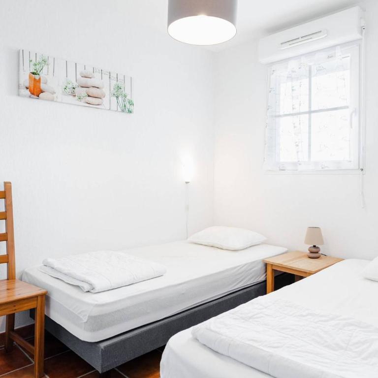 Appartement T3 climatisé avec piscine, balcon, parking, à 400m de la plage - Narbonne-Plage - FR-1-409-30 - Apartment (5 Adults) - 7