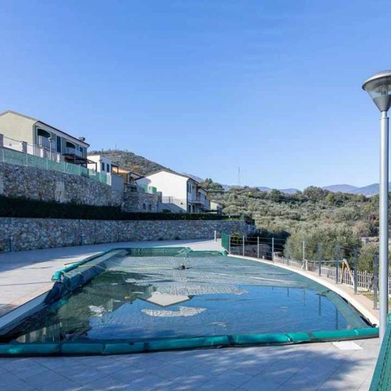 Piscina-Parking-Vista Mare La Perla Ligure - AC - Appartamento con 1 Camera da Letto - 40