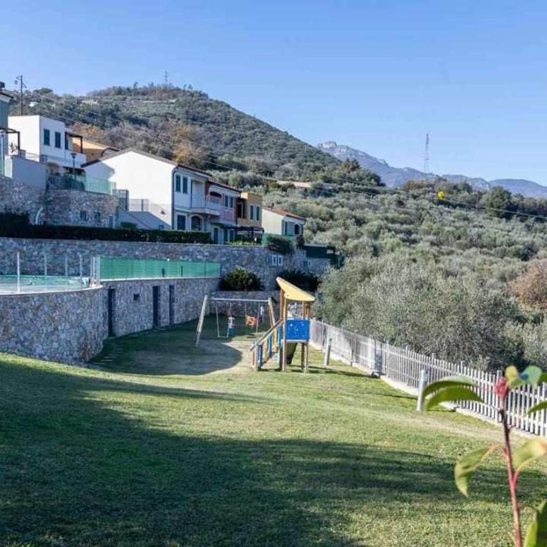 Piscina-Parking-Vista Mare La Perla Ligure - AC - Appartamento con 1 Camera da Letto - 42