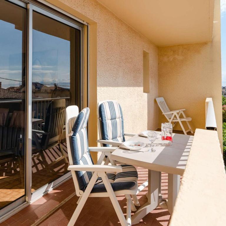 Studio cabine à 20m de la plage avec balcon et parking à Narbonne-Plage - FR-1-409-140 - Studio - 4