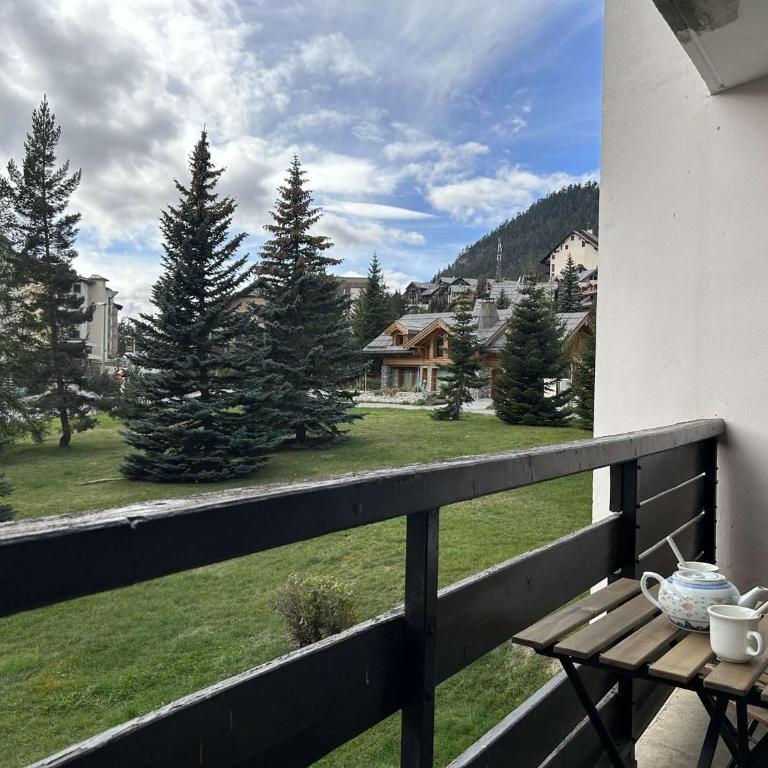 Confortable studio 2 pers. à Montgenèvre, balcon ouest, bien équipé, parking, options WiFi et linge - FR-1-330D-22 - Appartement (2 Adultes) - 16