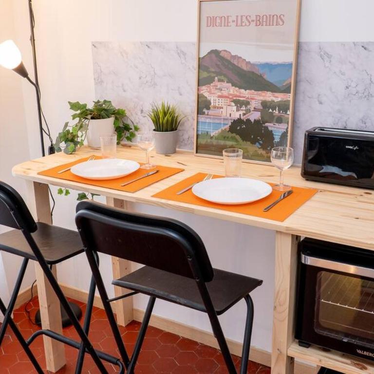 Superbe studio cosy et calme - Appartement 1 Chambre - 7