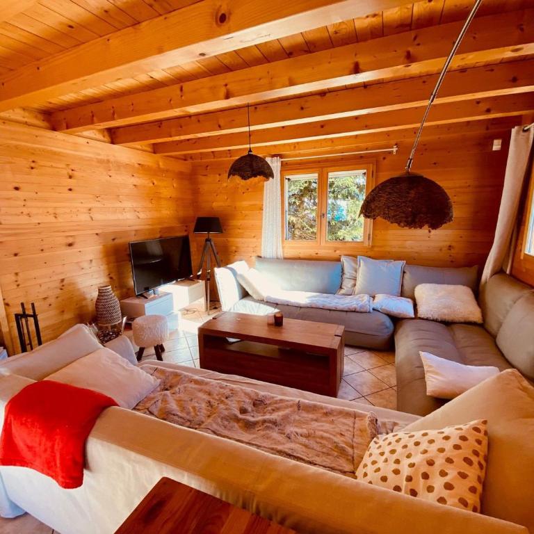 Chalet traditionnel avec garage double et terrasse - FR-1-459-227 - Chalet - 4