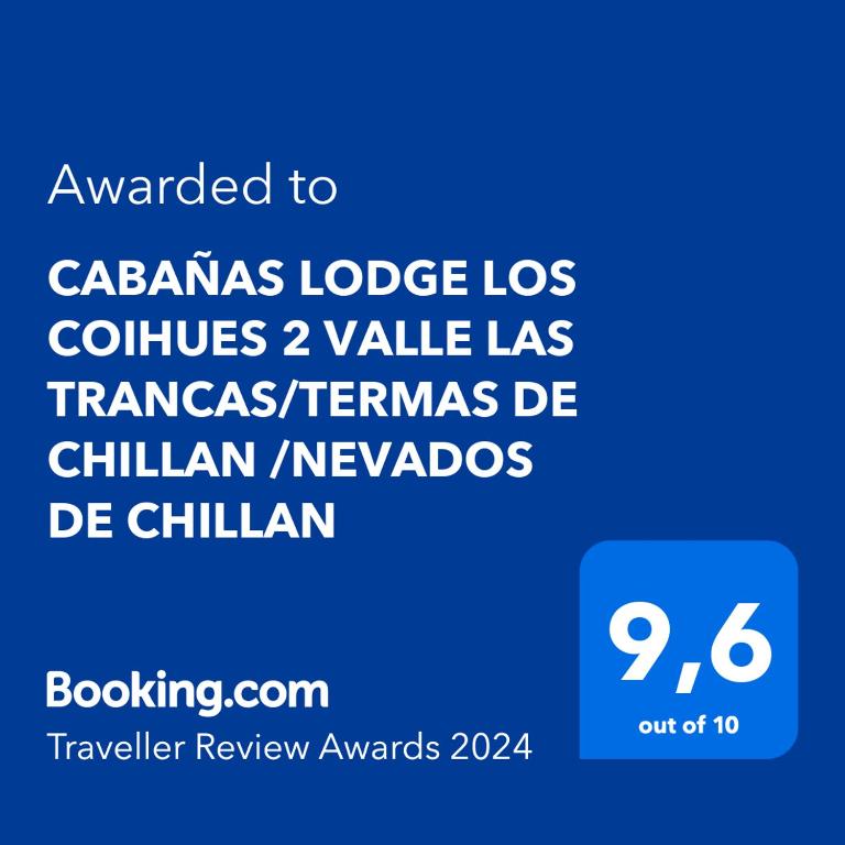 CABAÑAS LODGE LOS COIHUES 2 VALLE LAS TRANCAS/TERMAS DE CHILLAN /NEVADOS DE CHILLAN - Chalet de 2 dormitorios - 2
