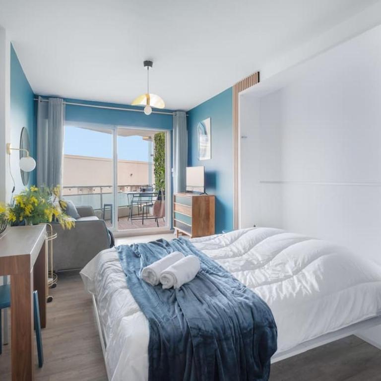 L'Ecrin Bleu Parking-Clim-Cosy - Apartment mit 1 Schlafzimmer - 10