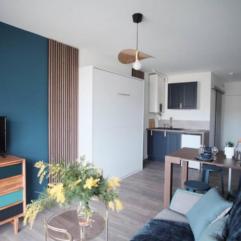 L'Ecrin Bleu Parking-Clim-Cosy - Apartment mit 1 Schlafzimmer - 4