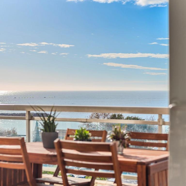 Grand Appartement Balcon Vue Mer 20m Plage Mourillon - Apartment mit 3 Schlafzimmern - 6