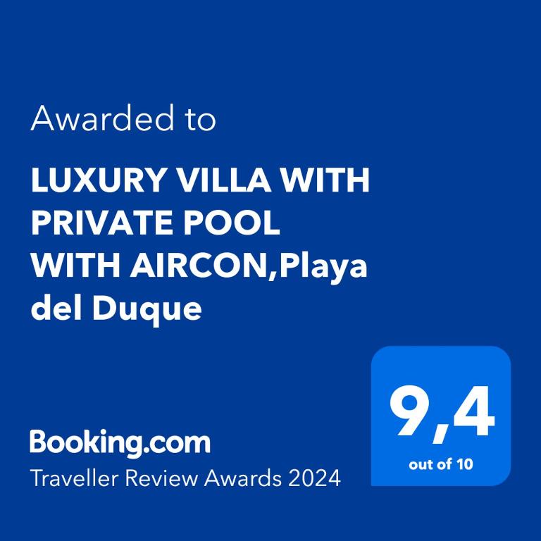 LUXURY VILLA WITH PRIVATE POOL & AIRCON, Costa Adeje, Tenerife - Apartamento - 59