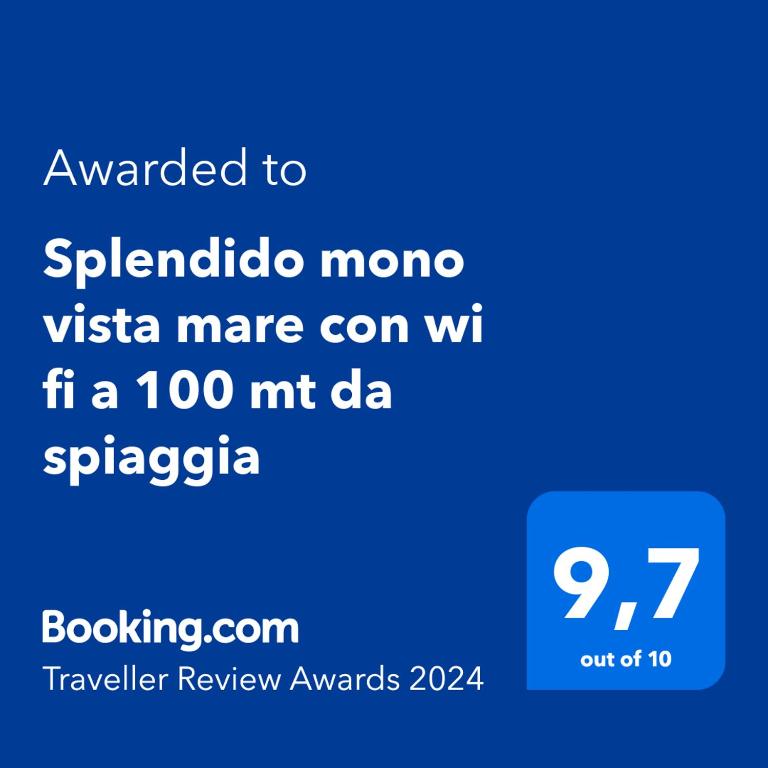 Splendido mono vista mare con wi fi a 100 mt da spiaggia - Vacation Home - 22