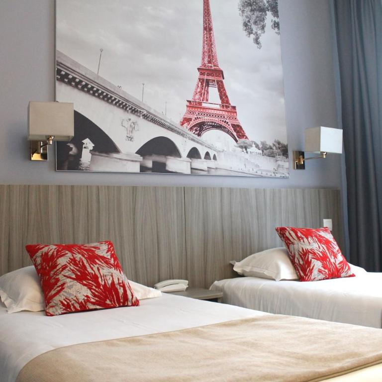 Avia Hôtel Saphir Montparnasse - Chambre Lits Jumeaux - 1