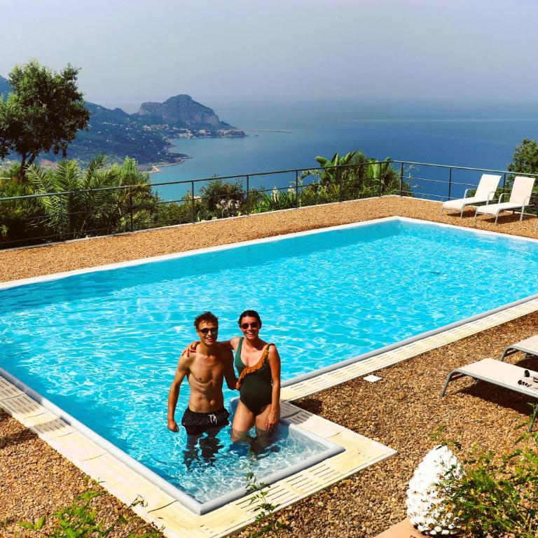 cefalù nest pool house terrace sea view - Holiday Home with Terrace and Sea View - 4