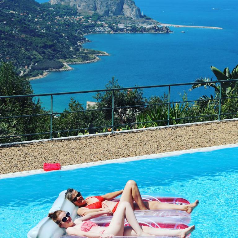 cefalù nest pool house terrace sea view - Holiday Home with Terrace and Sea View - 5