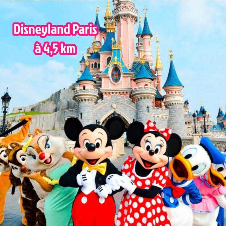 F3 de 60m2 à 5 min de Disneyland, proche Paris - Apartment mit 2 Schlafzimmern - 21
