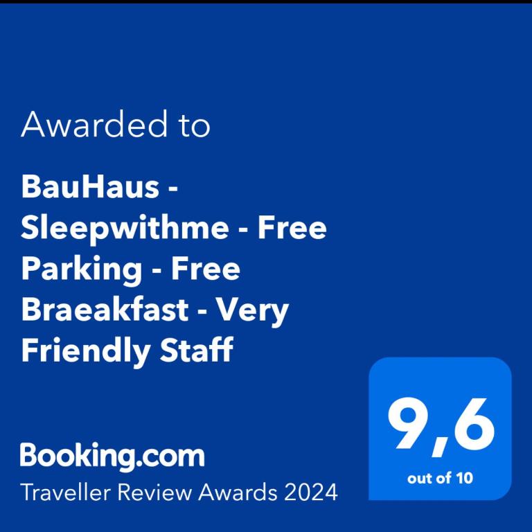 BauHaus - Sleepwithme - Free Parking - Free Braeakfast - Very Friendly Staff - Appartamento con 2 Camere da Letto - 69