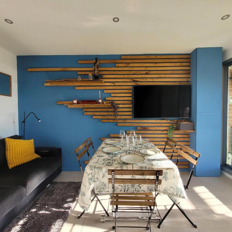 Palavas, F2 Climatisé, Parking, Wi-Fi, Proche Plage - Appartement 1 Chambre - 4