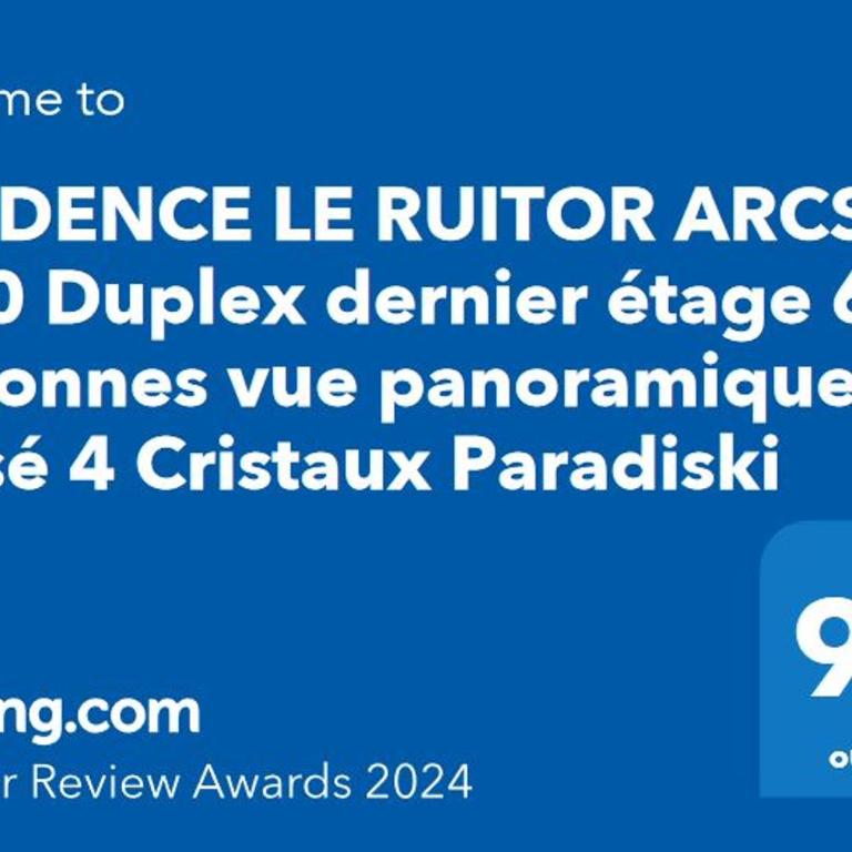 RESIDENCE LE RUITOR Duplex dernier étage vue panoramique classé 4 Cristaux Paradiski Piscine privée chauffée en ETE - Appartement en Duplex - 47
