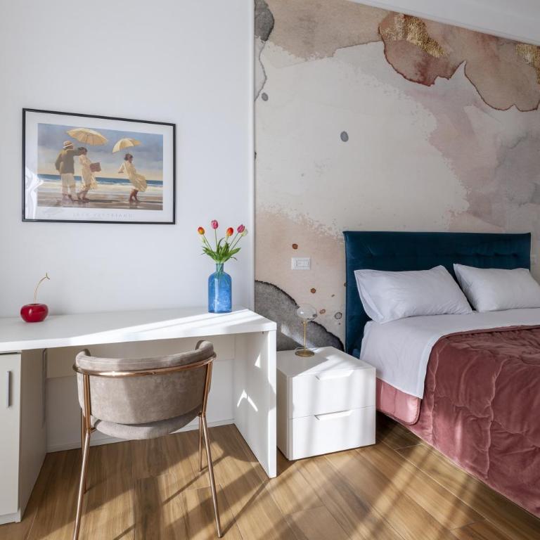 Cas’ A Mare - Beachfront Luxury Suites - Camera Matrimoniale Deluxe con Balcone e Vista Mare - 16