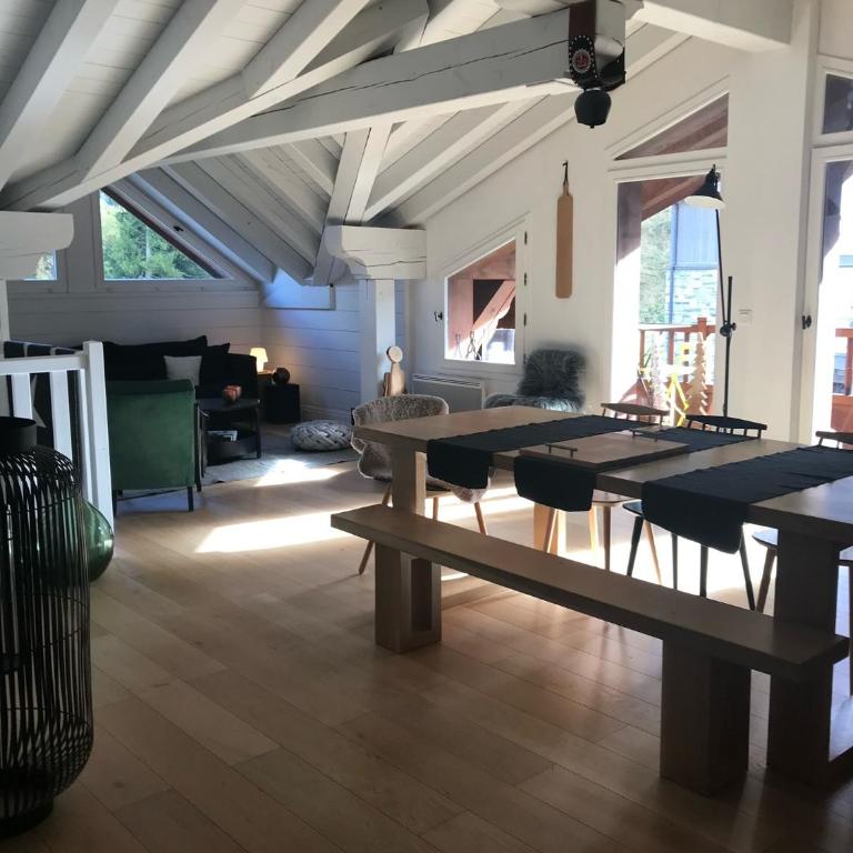 les 7 laux immobilier chalet D - Appartement avec Vue sur la Montagne - 5