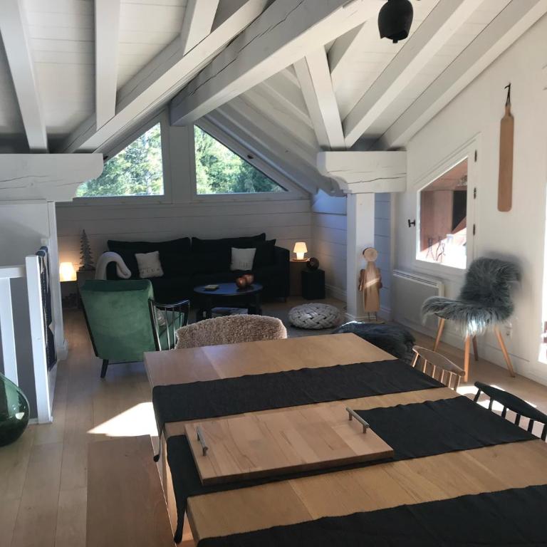 les 7 laux immobilier chalet D - Appartement avec Vue sur la Montagne - 4