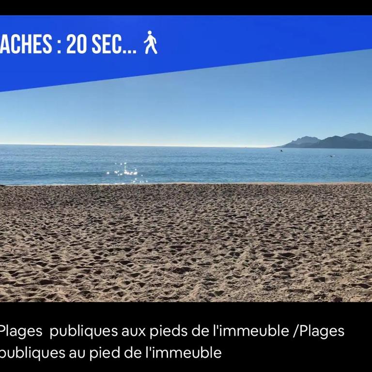 Impeccable 3 pièces -Clim -2 terrasses ,la plage à 50m Juan les pins proche Cannes - Two-Bedroom Apartment - 19