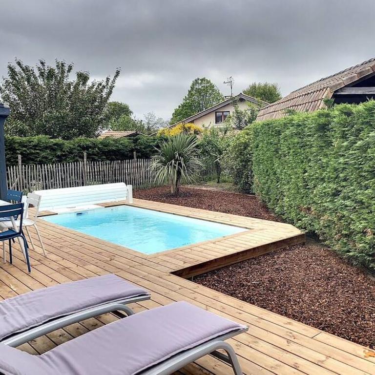 Maison mitoyenne chaleureuse avec piscine chauffée - Villa 3 Chambres - 2