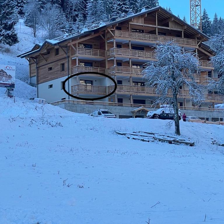 Dans résidence neuve LE SNOW ROC sur les pistes, grand studio cosy 5 pers avec terrasse panoramique, SAUNA, WIFI - Appartement 1 Chambre - 27