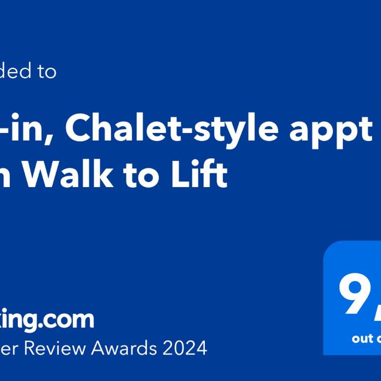 Ski-in, Chalet-style appt Central Verbier - 1 Min Walk to Lift - Appartement 2 Chambres - 26