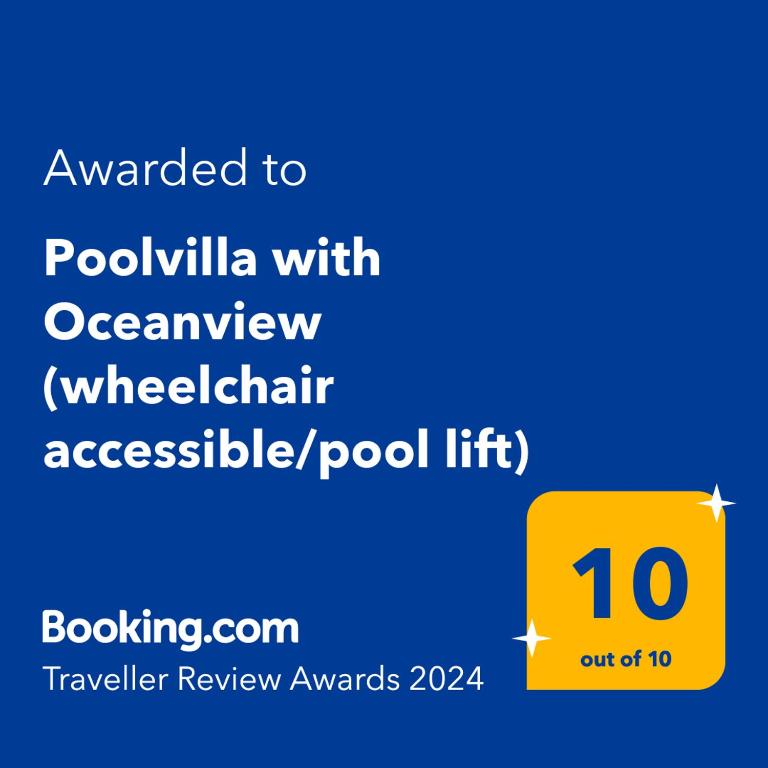 Poolvilla with Oceanview (wheelchair accessible/pool lift) - Three-Bedroom Villa - 42
