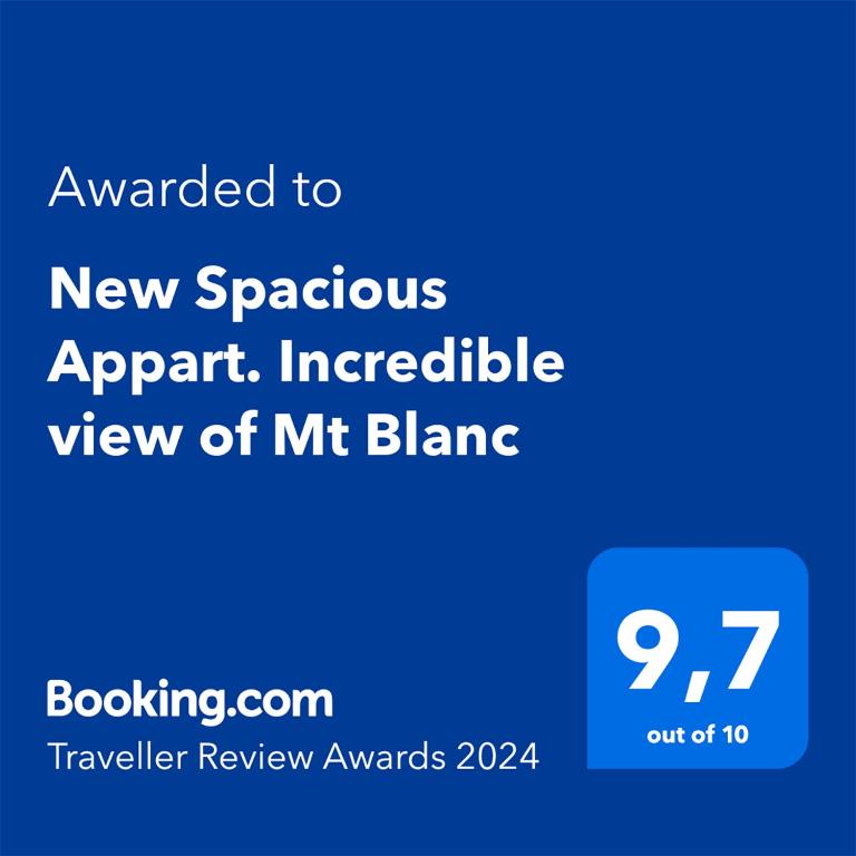 New Spacious Appart. Incredible view of Mt Blanc - Apartamento de 3 dormitorios - 40