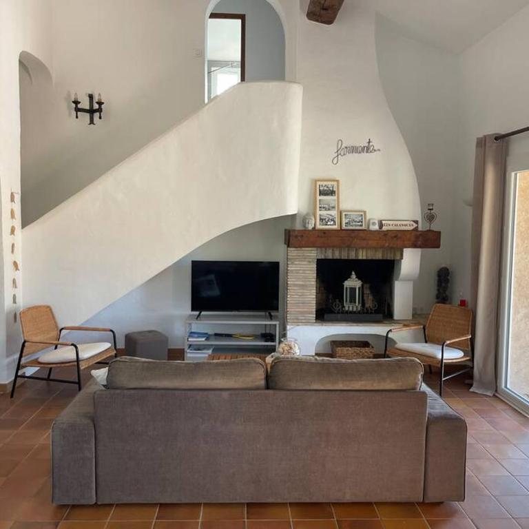 Les Issambres - 8 pers, piscine privée, belle vue mer - Villa avec Piscine Privée - 12